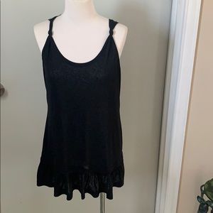 Black swimsuit cover